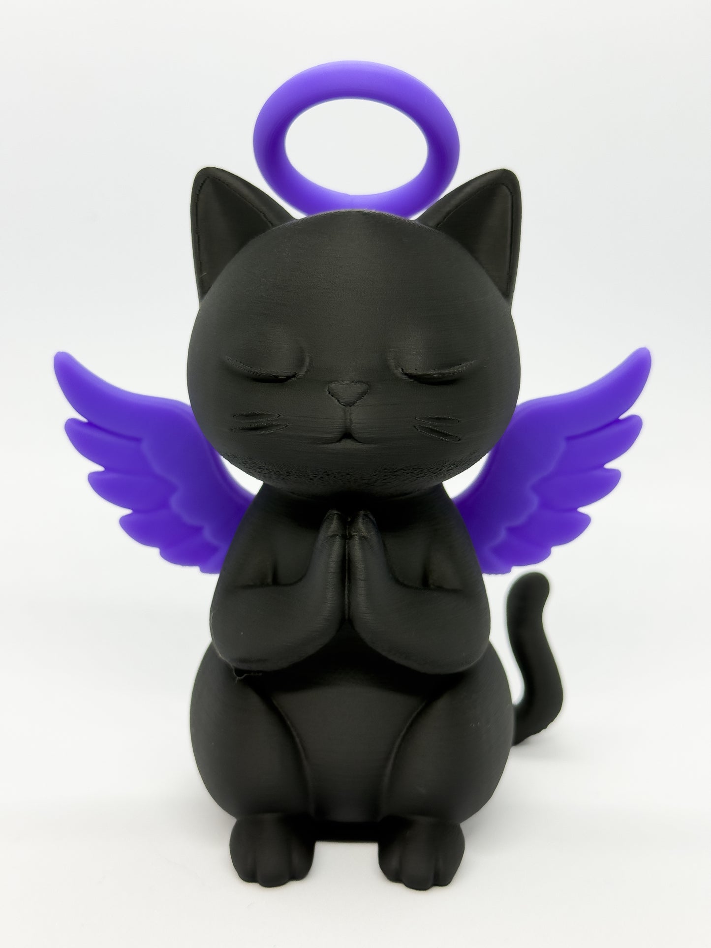 Guardian Angel Cat Sculpture