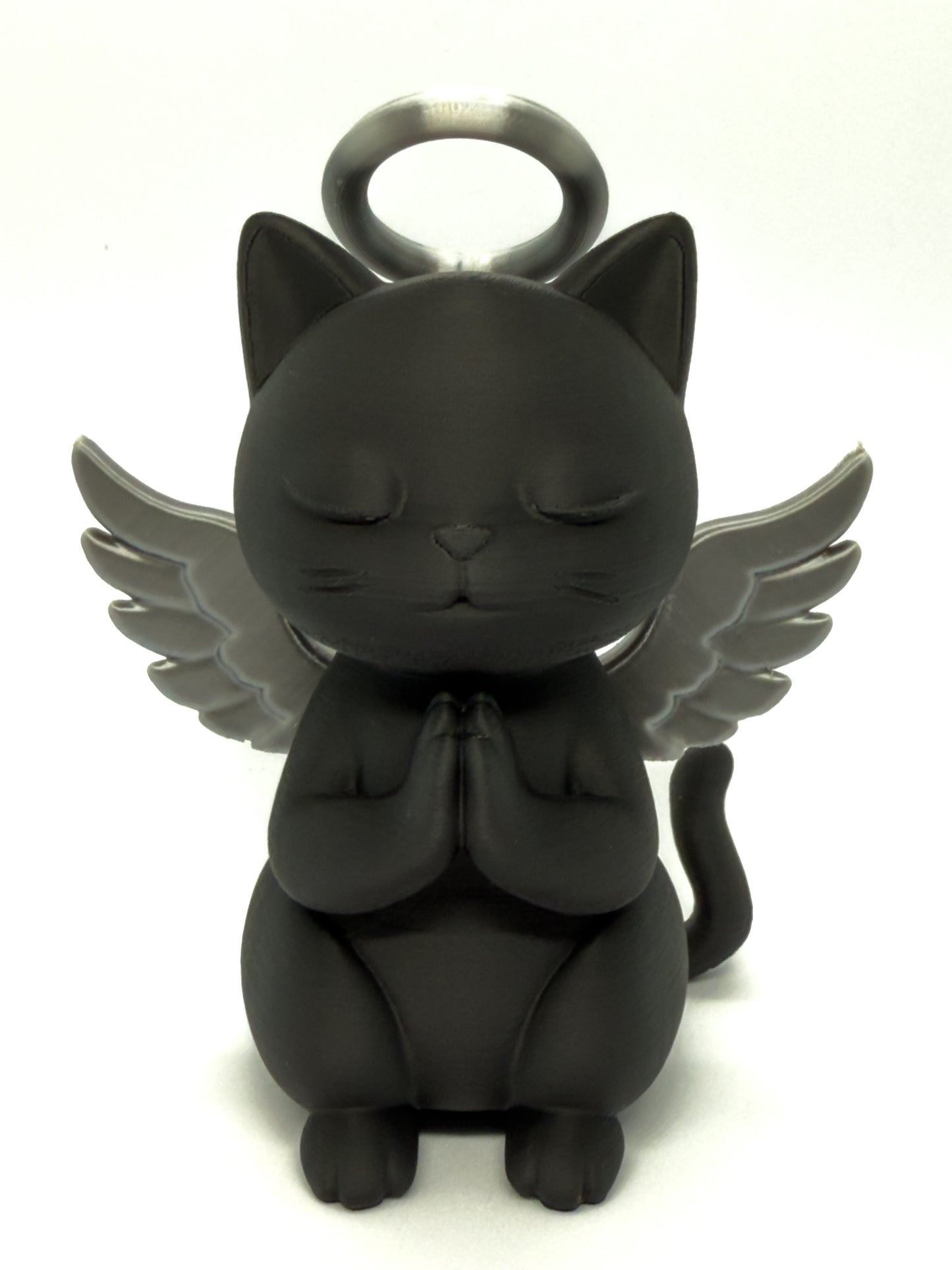 Guardian Angel Cat Sculpture