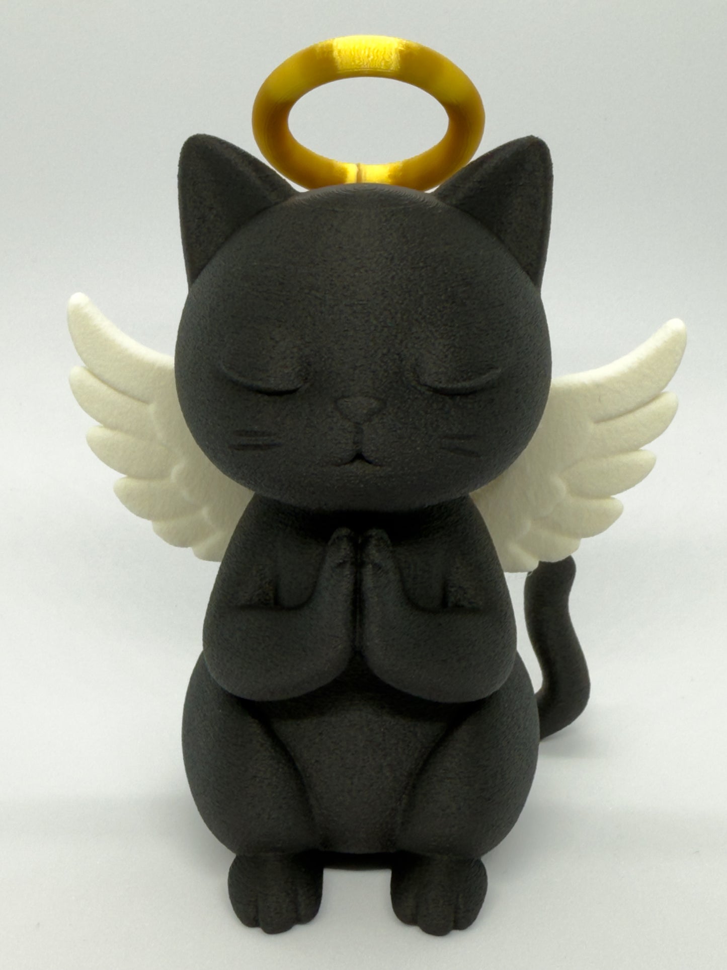 Guardian Angel Cat Sculpture