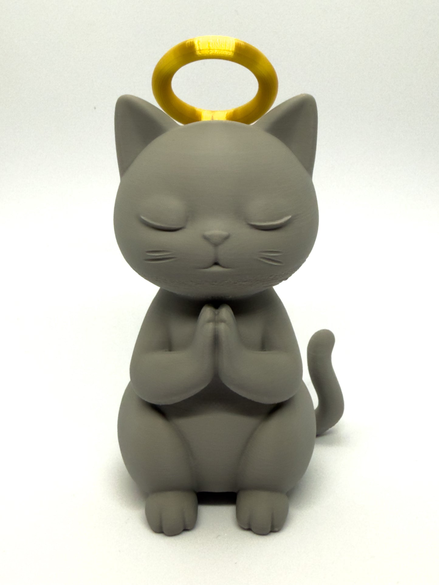 Guardian Angel Cat Sculpture